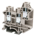 DINKLE 3W DIN RAIL TERMINAL GREY 6MM