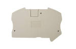 DINKLE FEED-THROUGH DIN TERM END COVER GREY 16MM