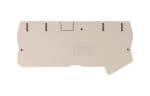 DINKLE FEED-THROUGH 4W DIN TER END COVER GREY 2.5MM