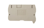 DINKLE FEED-THROUGH DIN TERM END COVER GREY 2.5MM