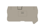 DINKLE FEED-THROUGH FUSE DIN END COVER GREY 4MM