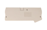 DINKLE FEED-THROUGH 4W DIN TER END COVER GREY 4MM