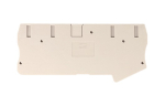 DINKLE FEED-THROUGH 4W DIN TER END COVER GREY 6MM
