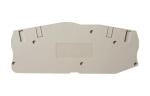 DINKLE FEED-THROUGH DISCONNECT TERM END COVER GREY 6MM