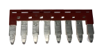 TOP INSERT BRIDGE 9 WAY 4MM DIN RAIL TERMINAL
