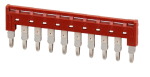 DINKLE TOP INSERT BRIDGE 10 WAY 4MM DIN RAIL TERMINAL