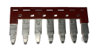 DINKLE TOP INSERT BRIDGE 7 WAY 6MM DIN RAIL TERMINAL