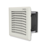 230VAC 114x114mm FAN & FILTER RAL7035 FAN08BN0B