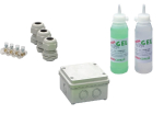 ARNOCANALI IP68 BI-COMPONENT RUBBER KIT & 100mm ENCLOSURE