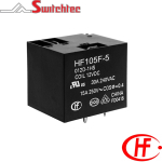 HONGFA PCB POWER RELAY 24VAC 1NC HF105F5/024A-1DSTF(136)