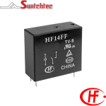 HONGFA PCB POWER RELAY 12VDC HF14FF/012-1ZSTF BLACK CASE
