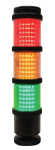 MINI TWS LIGHT TOWER 240VAC STEADY FLASH RED AMBER GREEN