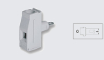 EUROCLAMP PANEL FEED THROUGH TERMINAL 57A 10mm GREY