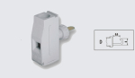 EUROCLAMP PANEL FEED THROUGH TERMINAL 41A 10mm GREY