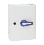 TELERGON ON-OFF SWITCH 250A 3P+N IP65 METAL ENCLOSURE