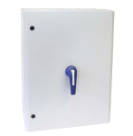 TELERGON ON-OFF SWITCH FUSE 400A 3P+N IP65 METAL ENC+FUSES