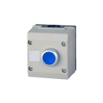 CONTROL STATION-MOM BLUE WITH 1 N/O CONTACT BLOCK