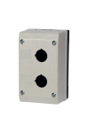 TEND 22mm 2 HOLE ENCLOSURE GREY