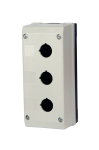 TEND 22mm 3 HOLE ENCLOSURE GREY