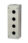TEND 22mm 4 HOLE ENCLOSURE GREY