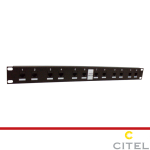 CITEL 19" RACK 12 PORT CAT. 6 CONNECTOR 110/RJ45