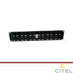 CITEL 19" RACK 24 PORT CAT. 6 CONNECTOR 110/RJ45