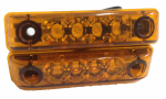 12V LED BARRIER LAMP AMBER