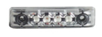 24V LED BARRIER LAMP CLR FLASH