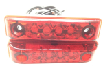 24V LED BARRIER LAMP RED FLASH