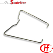 METAL RETAINING CLIP FOR PCB SOCKETS HF14FF,14FW & 140FF