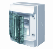 ABB 4 MODULE CONSUMER WITH TRANSPARENT DOOR IP65
