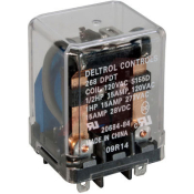 DELTROL DPDT 15A POWER RELAY 24VDC