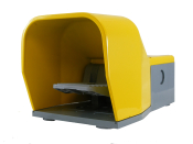 FOOT SWITCH WITH 1 NO/NC M20 WITH YELLOW V0 PLASTIC COVER