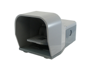 FOOT SWITCH WITH 1 NO/NC M20 WITH GREY ALUMINIUM COVER