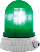 SIRENA TYPE 200 LED GREEN V24DAC GREY BASE