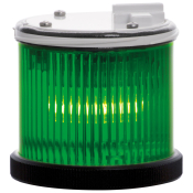 SIRENA TWS FLASHING GREEN V24/240AC BLACK BASE