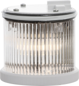 SIRENA TWS FLASHING CLEAR V24/240AC GREY BASE