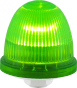 SIRENA OVOLUX FLASHING R GREEN V12/48DC GREY BASE