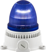 SIRENA OVOLUX FLASHING M BLUE V24/240AC GREY BASE