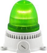 SIRENA OVOLUX FLASHING M GREEN V24/240AC GREY BASE