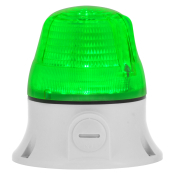 SIRENA MICROLAMP LED GREEN V48DAC GREY BASE