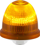 SIRENA OVOLUX LED R AMBER V12/24DAC GREY BASE