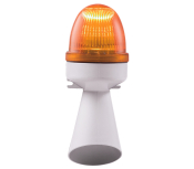 SIRENA SEM LED AMBER V12DC GREY BASE