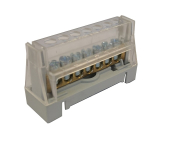 ARNOCANALI 63A 7 WAY TERMINAL BLOCK GREY