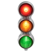 SIRENA TRAFFIC LIGHT RED/AMBER & GREEN MULTIFUNCTION 24VAC/DC