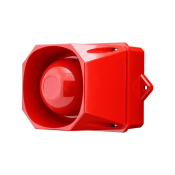 X10 MINI SOUNDER 10-60VDC, 10-30VAC RED BASE IP69K
