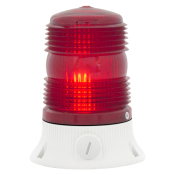 SIRENA MINIFLASH STEADY S RED V12/240DAC GREY BASE