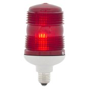 SIRENA MINIFLASH STEADY E RED V12/240DAC GREY BASE