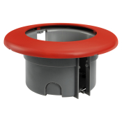 SIRENA BASE LT FLUSH MOUNT V12/24DAC RED
