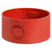 SIRENA BASE LT DEEP PNP V12/24DC RED